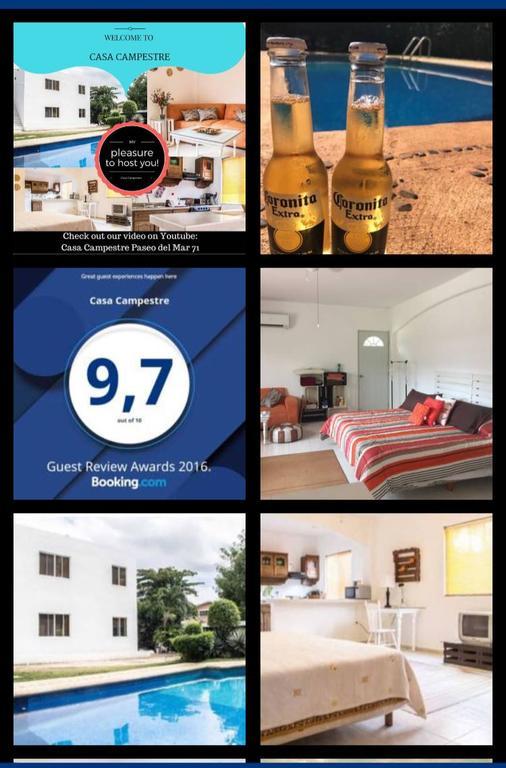 칸쿤 Casa Campestre 아파트 외부 사진